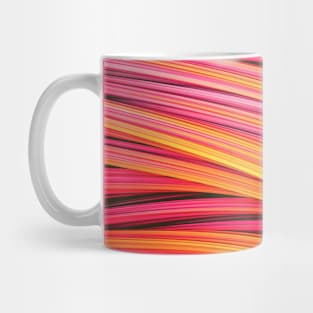 Pink & Heat Abstract Art Strands Mug